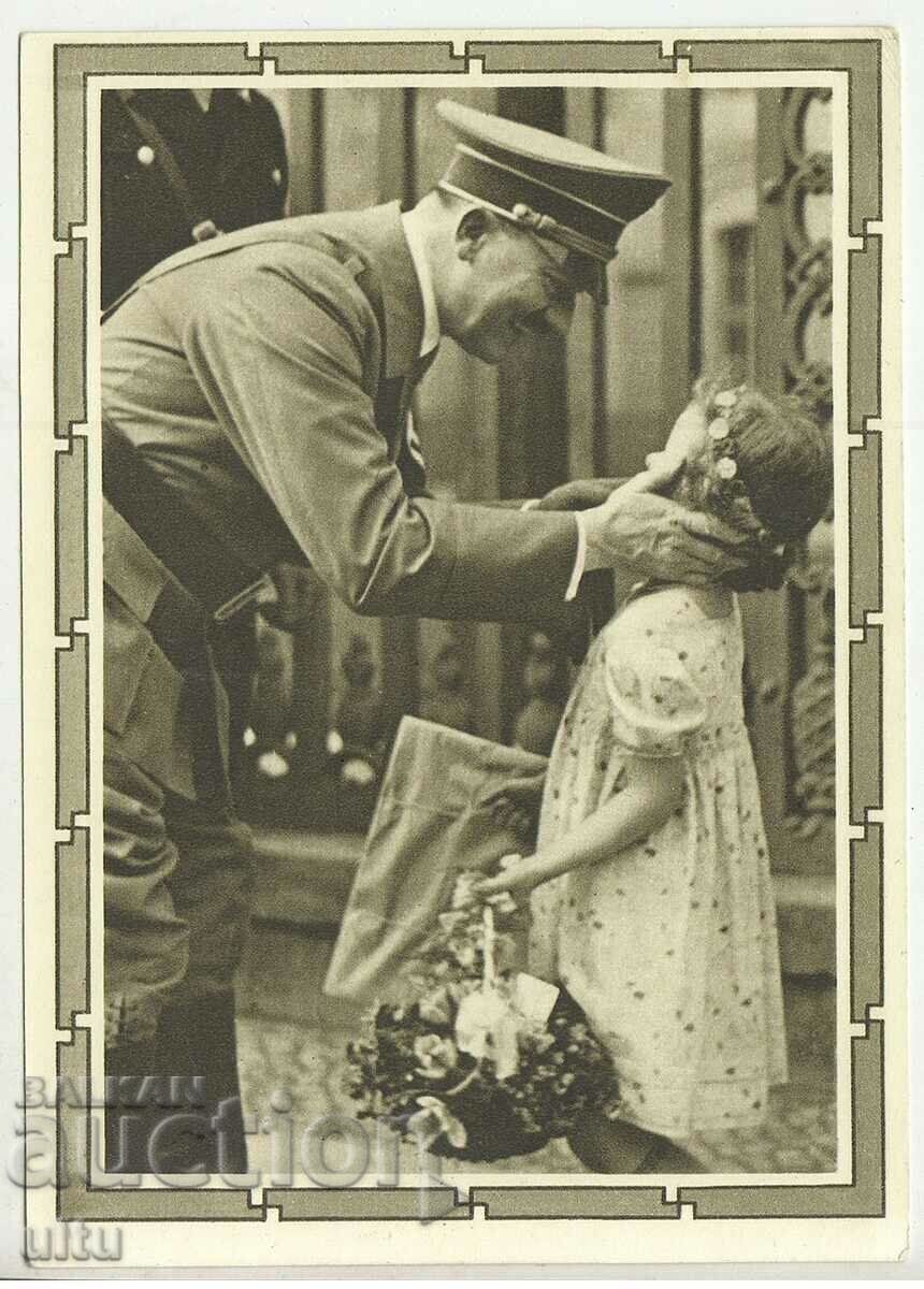 Original card Third Reich Adolf Hitler