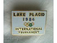 Lake Placid 1984 - International Tournament Badge. Email