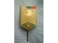 Badge Olympic Games Sarajevo 1984 - Bulgaria, BOK