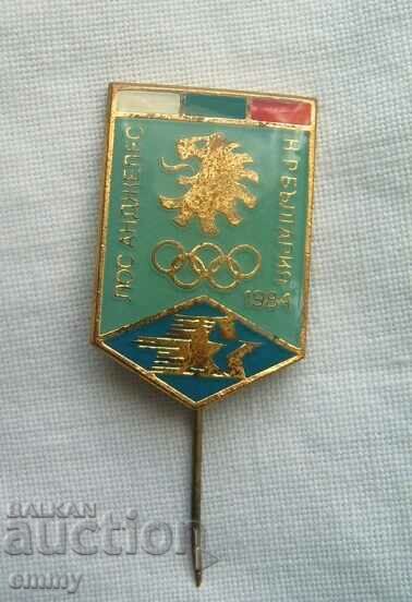Badge Sport Θερινοί Ολυμπιακοί Αγώνες Λος Άντζελες 1984 με τιμή 8.00 BGN | € 4.09 Badge Sport Θερινοί Ολυμπιακοί Αγώνες Λος Άντζελες 1984 με τιμή 8.00 BGN | € 4.09