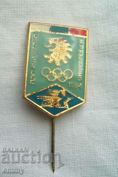 Значка спорт Летни олимпийски игри Лос Анджелис 1984