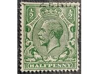 Великобритания  1910/13г. Крал Джордж V  Използвана пощен...