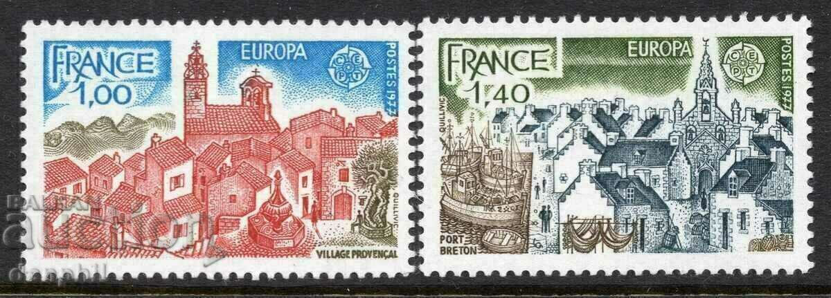 Γαλλία 1977 Ευρώπη CEPT (**), καθαρή σειρά, χωρίς σφραγίδα