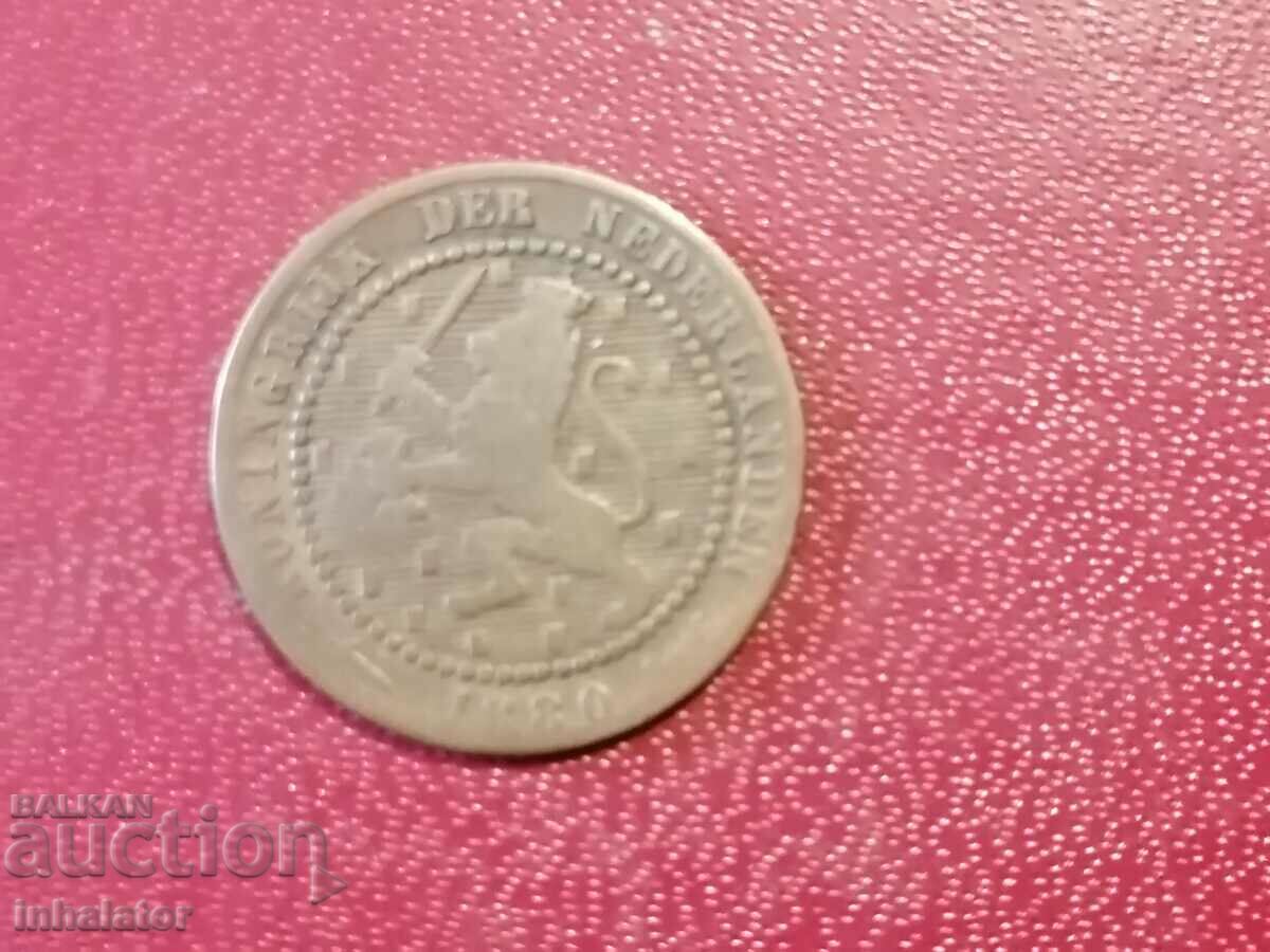 1880 год  1 цент
