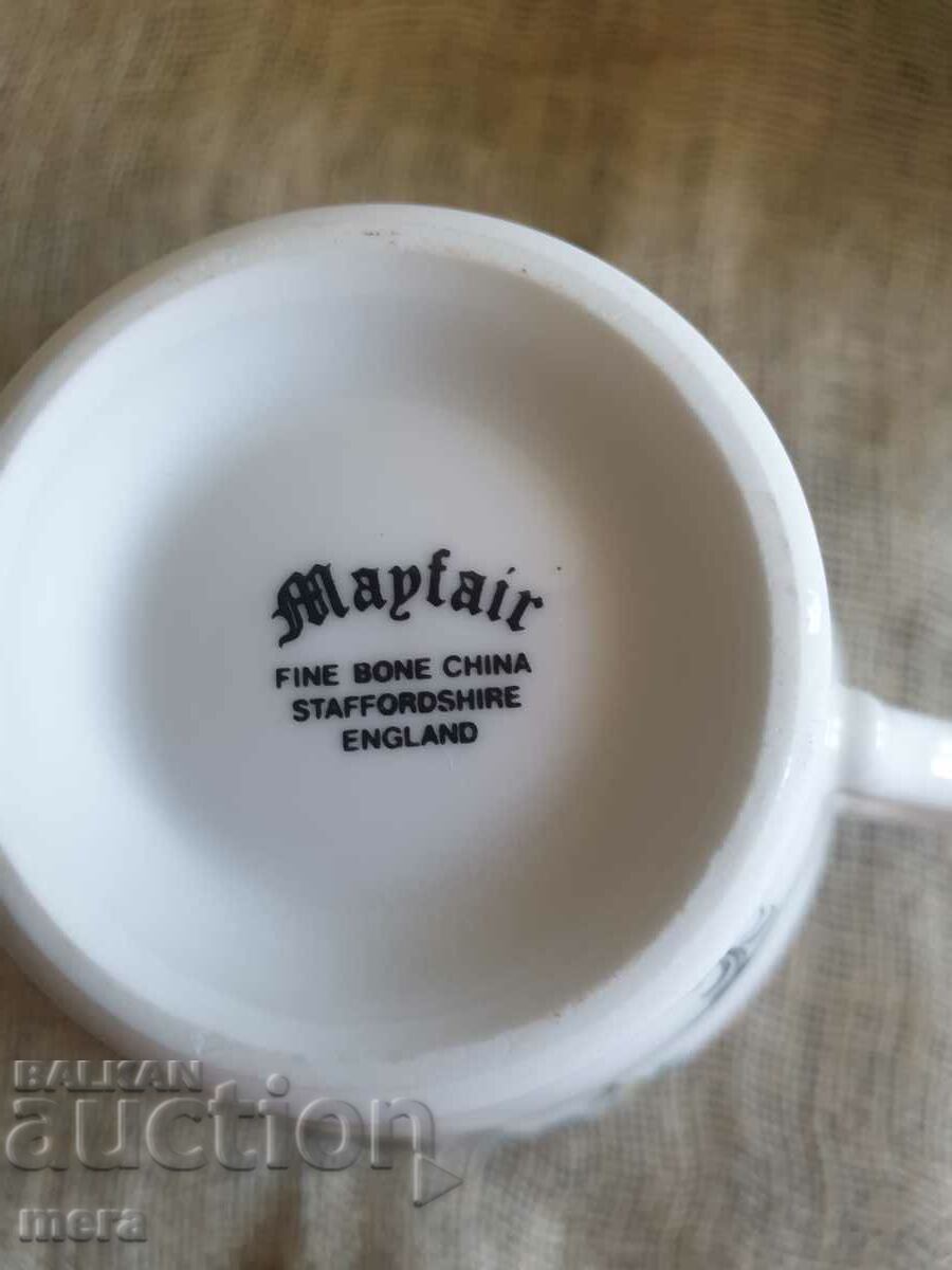 Porcelain cups-Mayfair fine bone china staffordshireenglan - 5 Porcelain cups-Mayfair fine bone china staffordshireenglan - 5