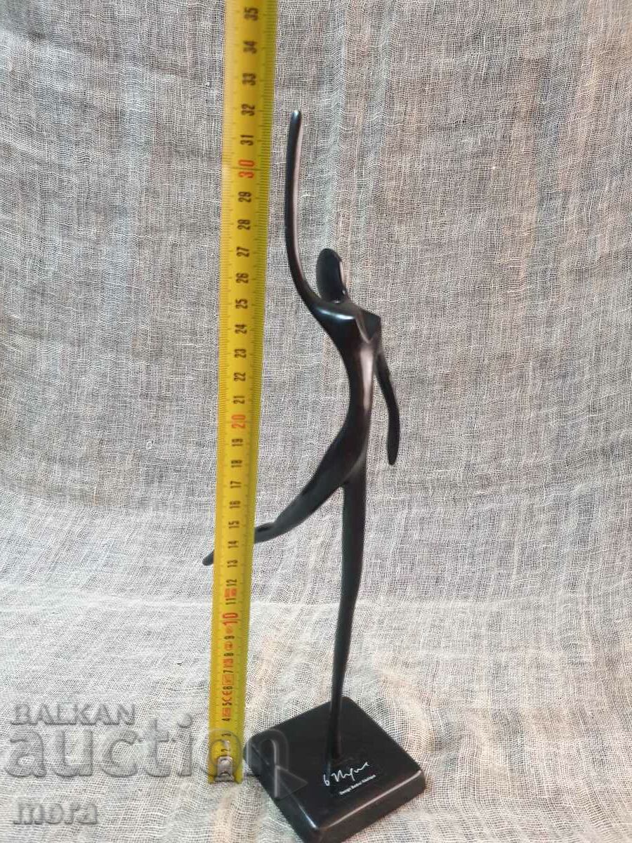 Bronze metal author's sculpture - 5