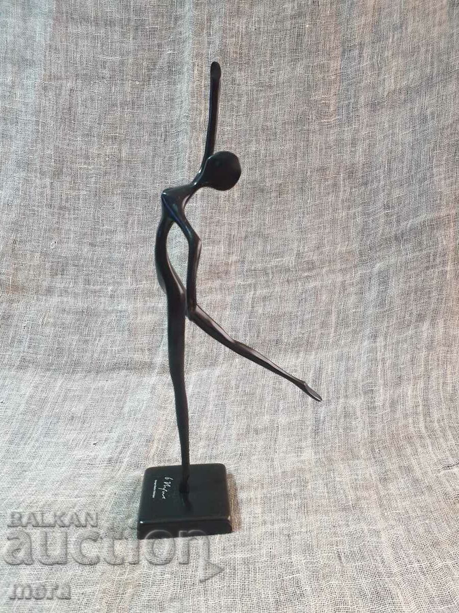 Sculptură de autor din metal din bronz