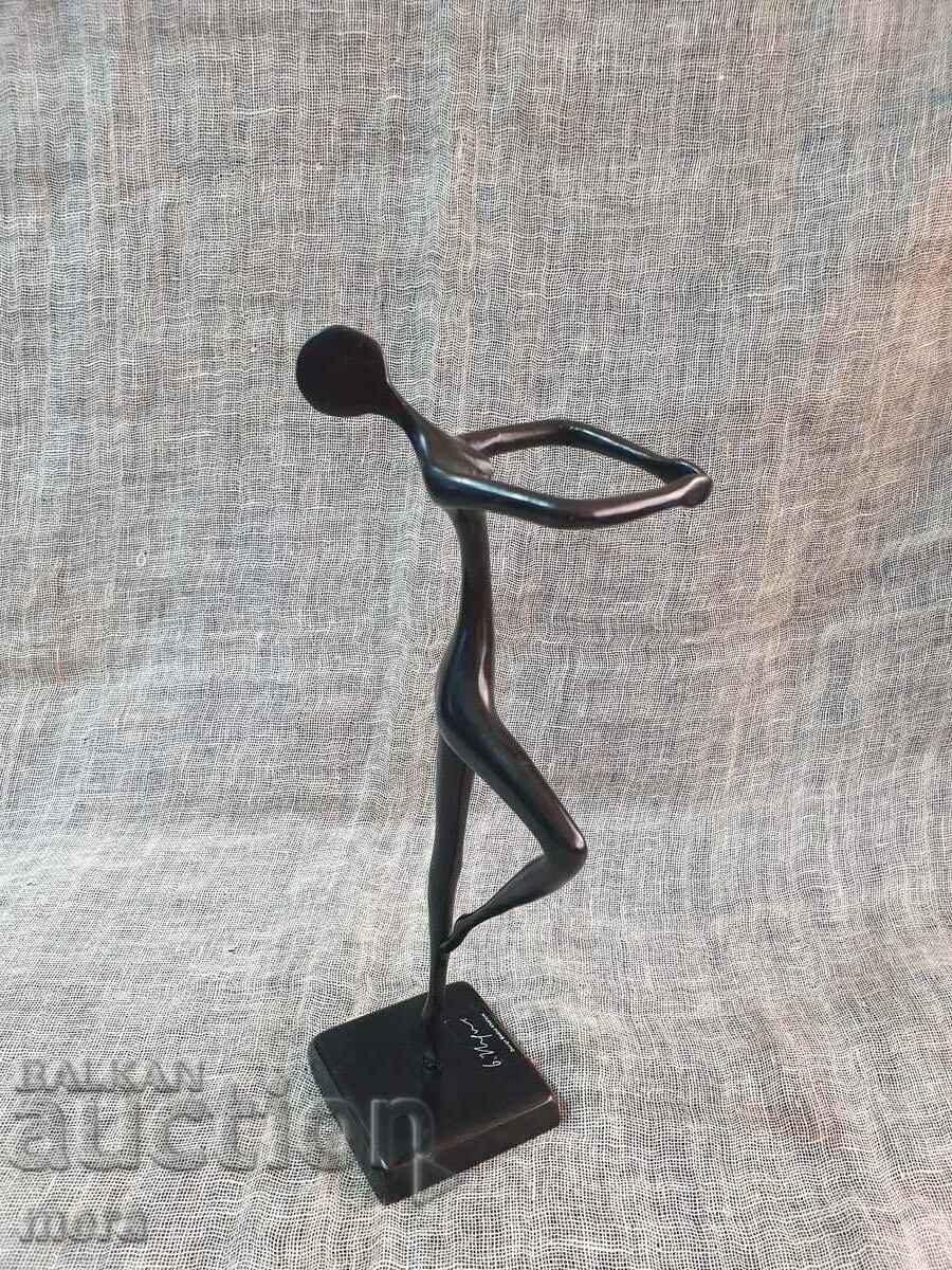 Δημοπρασία Χάλκινο μεταλλικό γλυπτό συγγραφέα 2