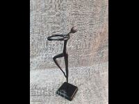 Bronze metal author's sculpture 2
