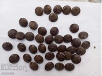 Old Bakelite military buttons