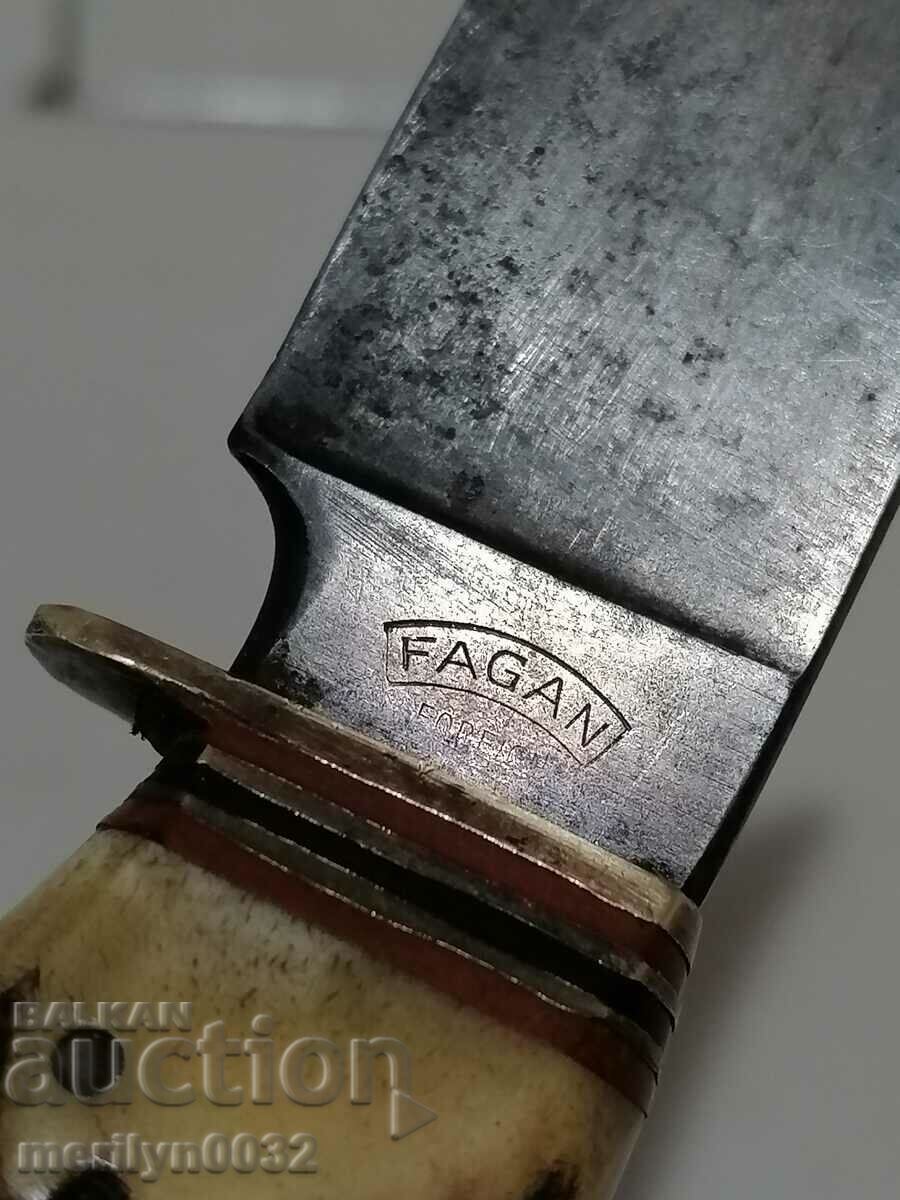 Auction German hunting knife without handle and antler handle Auction German hunting knife without handle and antler handle