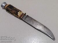 German hunting knife without handle and antler handle