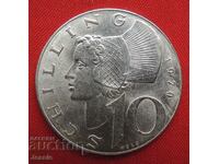 10 Schilling Austria Silver 1970