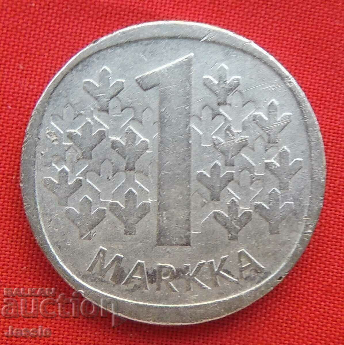 1 Mark 1966 silver