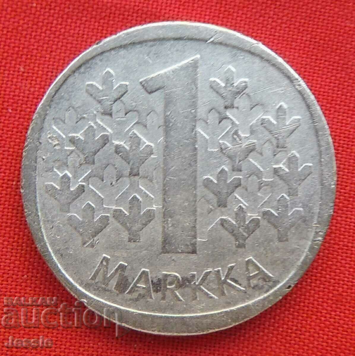 1 Маркка 1966 г. сребро