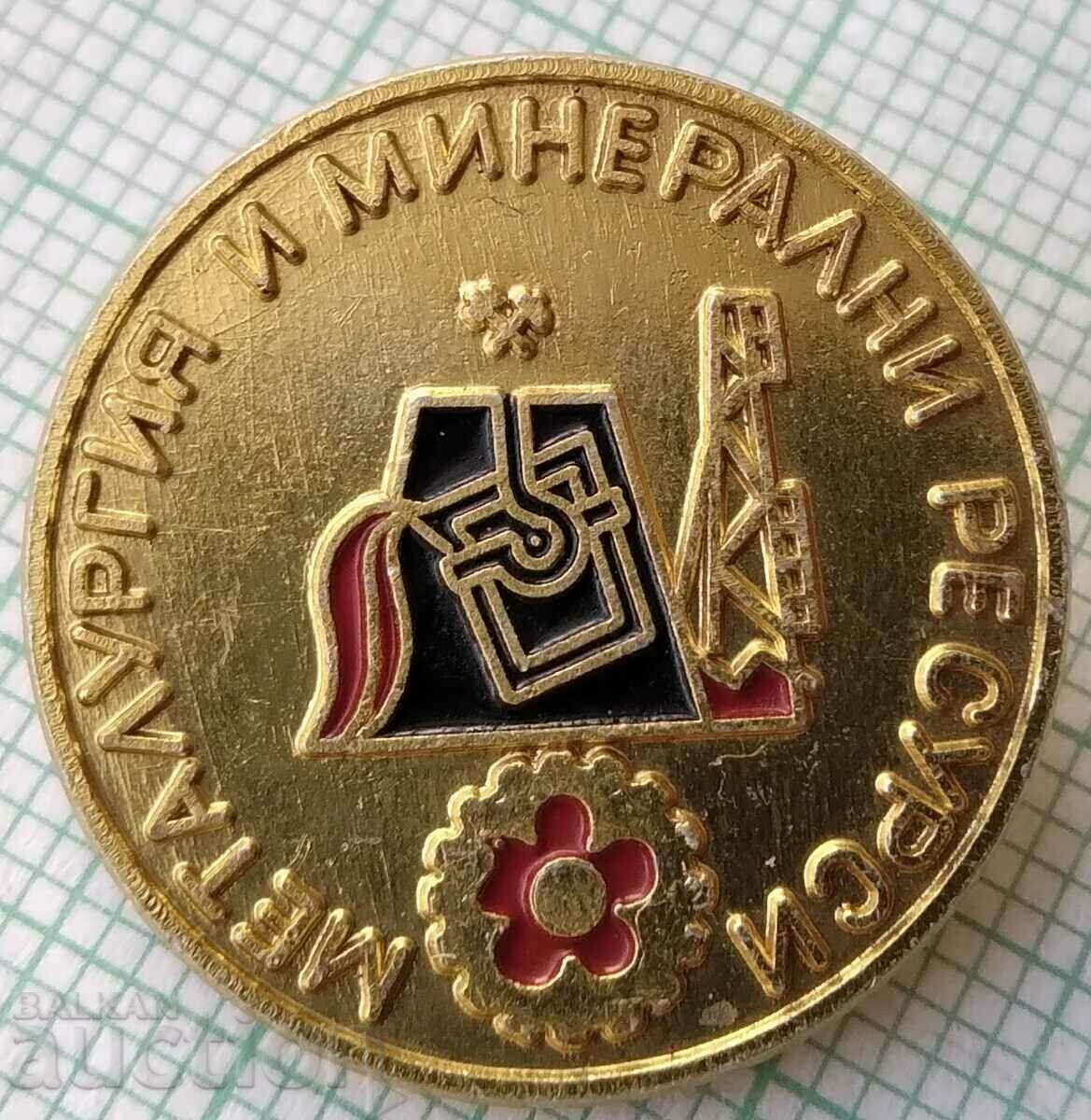 15616 Badge - Metallurgy and mineral resources