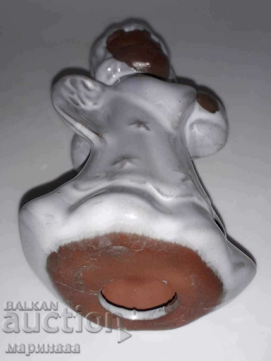 Delivery of FIGURINE. CANDLESTICK. CERAMICS, GLAZES Delivery of FIGURINE. CANDLESTICK. CERAMICS, GLAZES