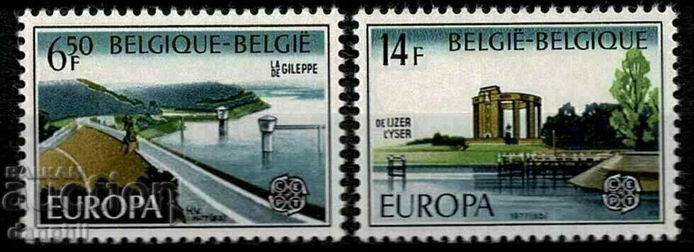 Βέλγιο 1977 Ευρώπη CEPT (**), καθαρή, χωρίς σφραγίδα σειρά