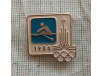 Badge - Olympics Moscow 80 rowing
