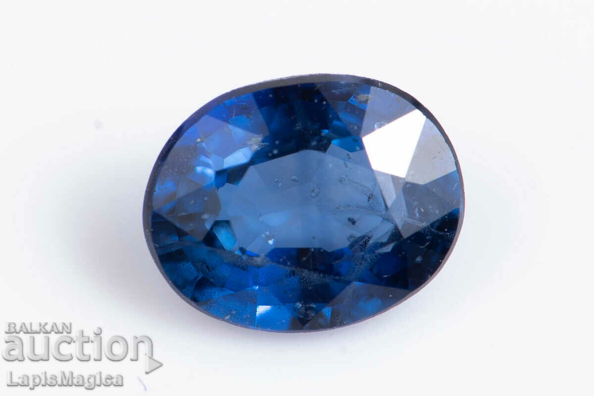 Blue sapphire 0.45ct heated oval cut