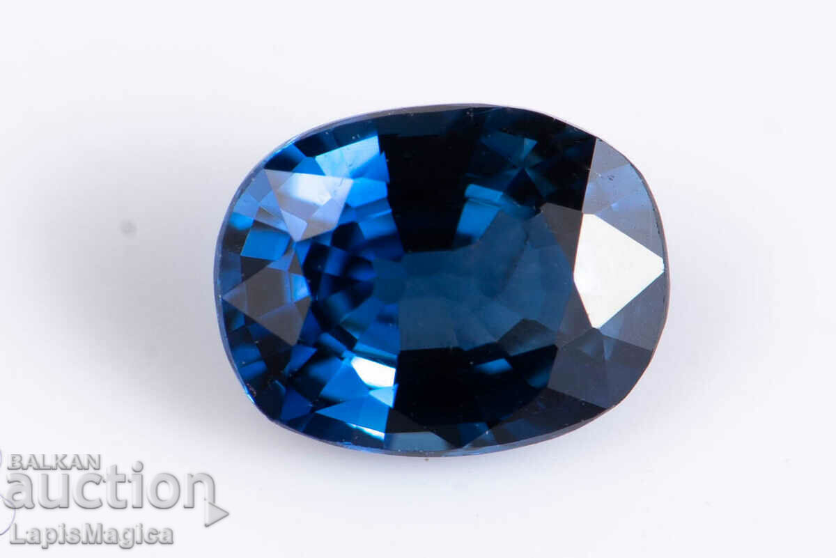 Blue Sapphire from Australia 0.33ct IF Heated Oval Cut