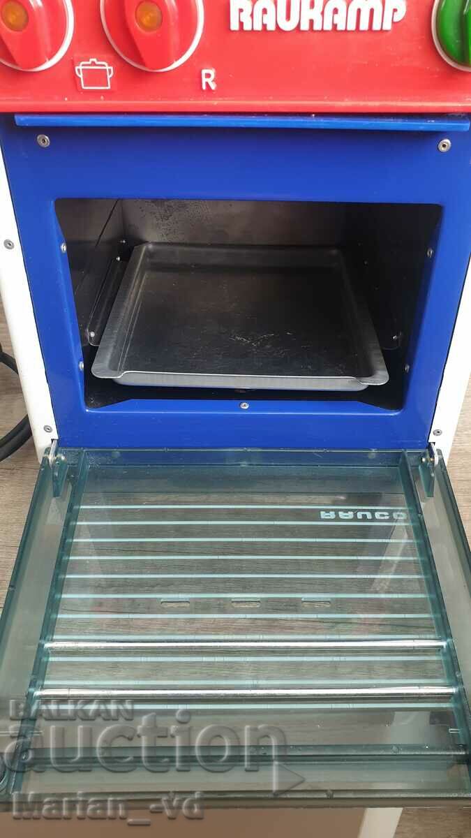 Auction Mini working stove - height 28cm. Auction Mini working stove - height 28cm.