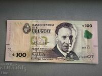 Bancnota - Uruguay - 100 pesos UNC | 2015