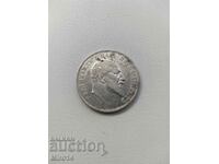 Рядка сребърна монета от 2лв. 1910г.