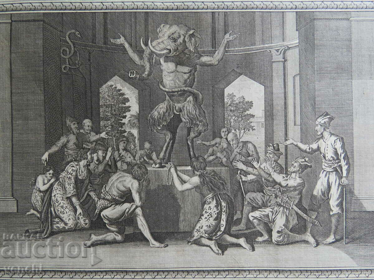 1729 - GRAVURĂ - MAURICE - ZEUL GANESH - CEYLON - ORIGINAL cu preț € 39.99 | 78.21 BGN
