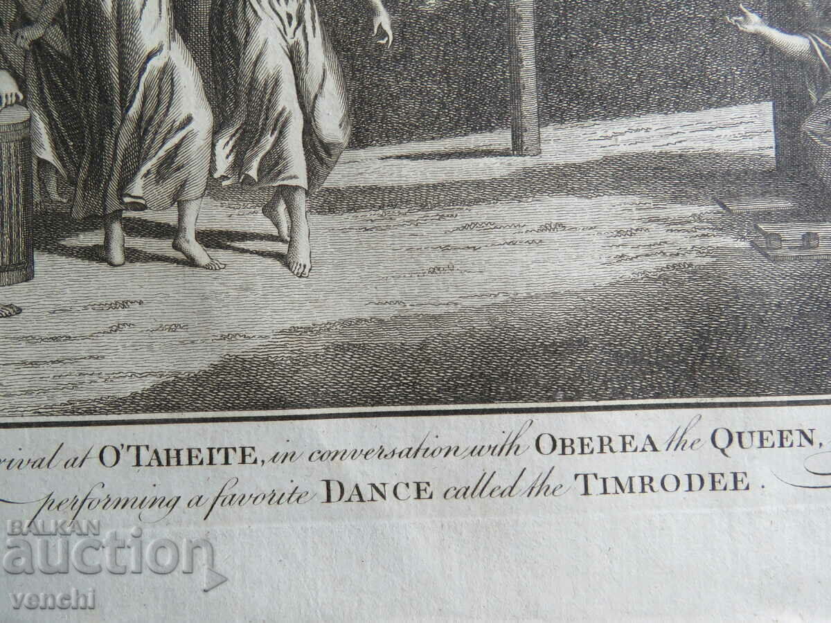 1767 - GRAVURĂ - MAURICE - TAHITI - ORIGINAL cu preț € 29.99 | 58.66 BGN