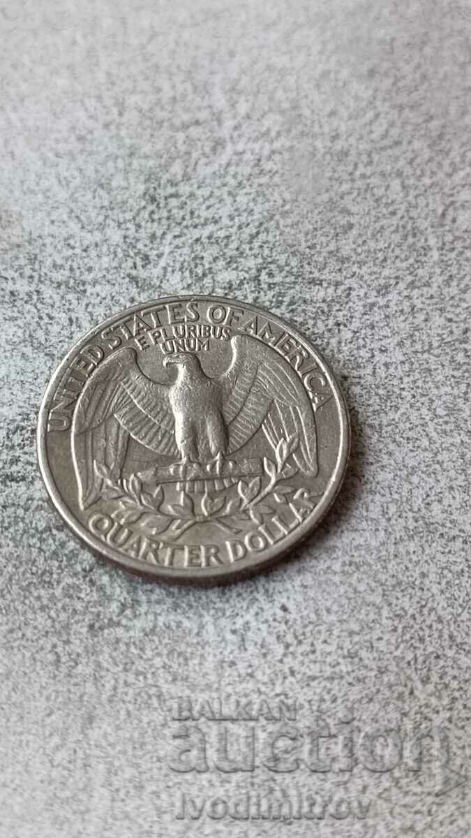САЩ 25 цента 1979