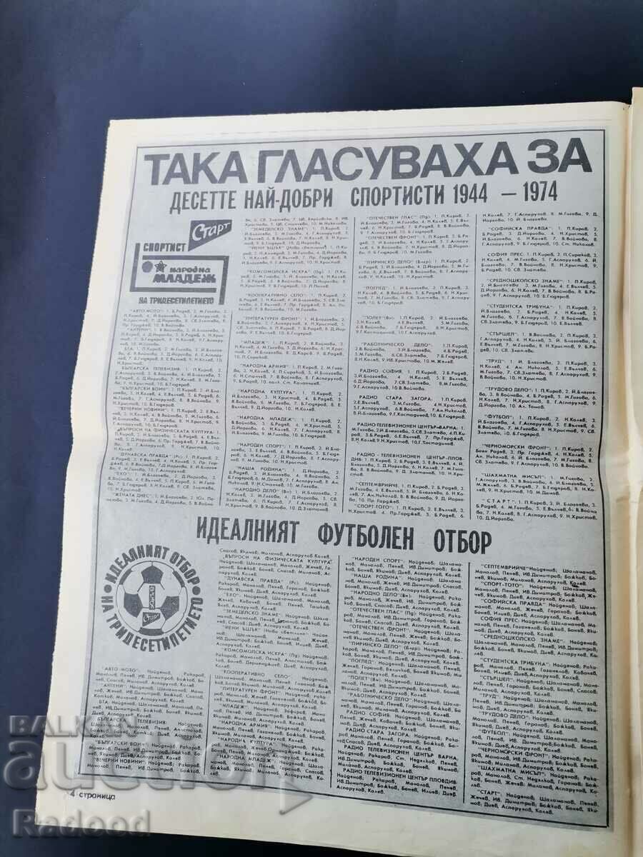 Gazette "Start" Issue 170/1974. with price 50.00 BGN | € 25.56 Gazette "Start" Issue 170/1974. with price 50.00 BGN | € 25.56