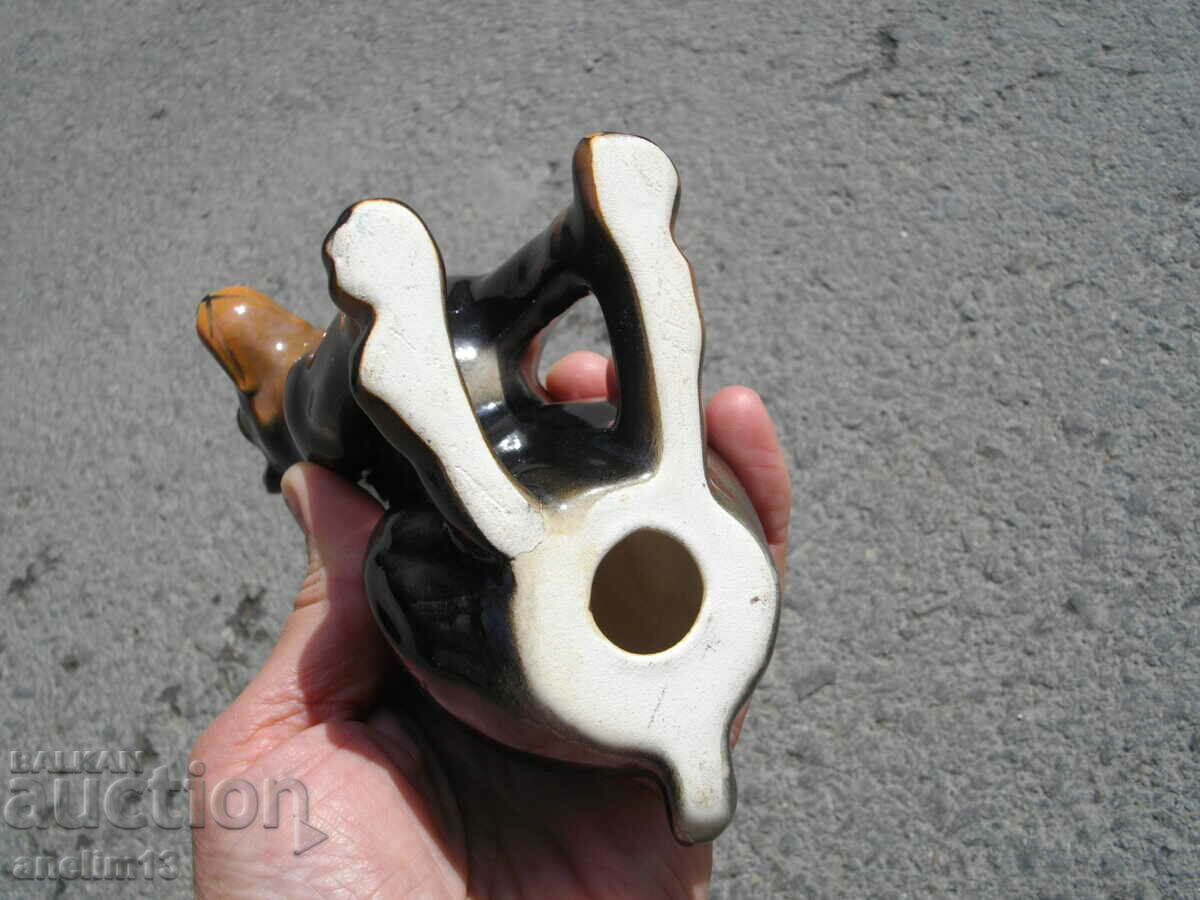 OLD PORCELAIN DOBERMAN DOG - 6 OLD PORCELAIN DOBERMAN DOG - 6