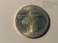 Canada 10 Dollars 1973 World Map Silver 0.925