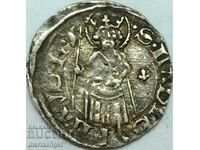 Ungaria 1 denar Ludovic I argint - mic și rar