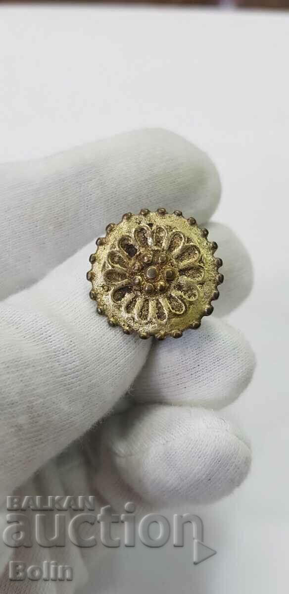 Auction A rare 19th century silver gilt revival ring Auction A rare 19th century silver gilt revival ring