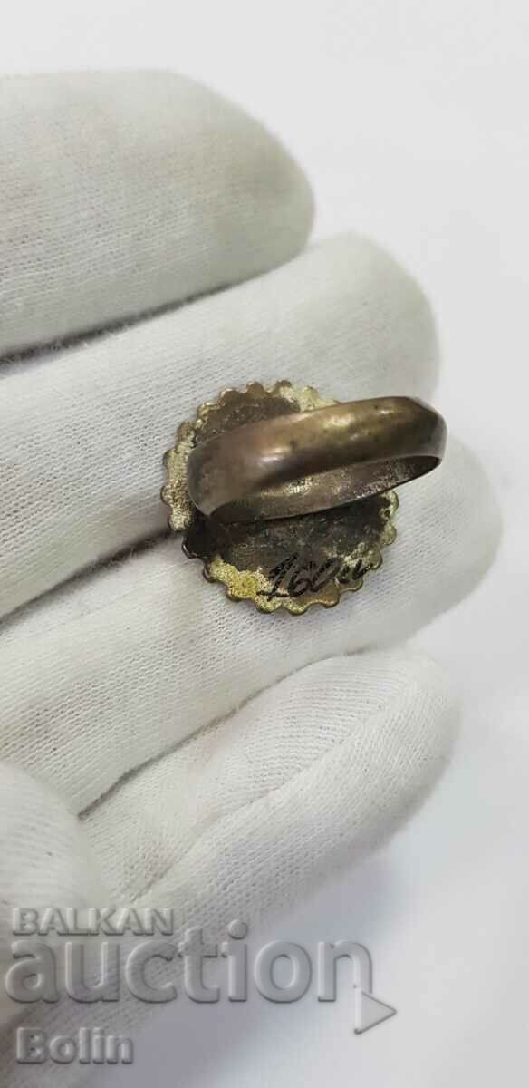 A rare 19th century silver gilt revival ring - 5 A rare 19th century silver gilt revival ring - 5