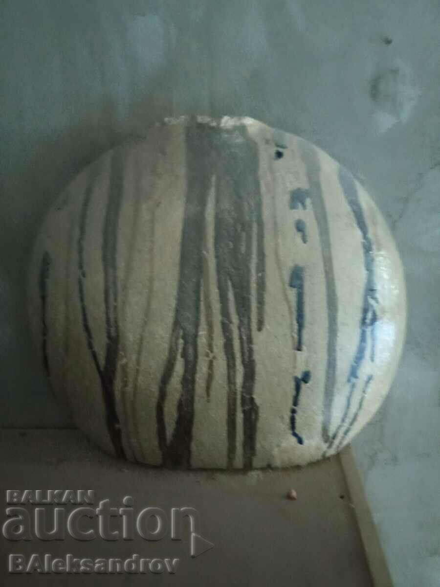 A very large original Glijosana ground stone vase