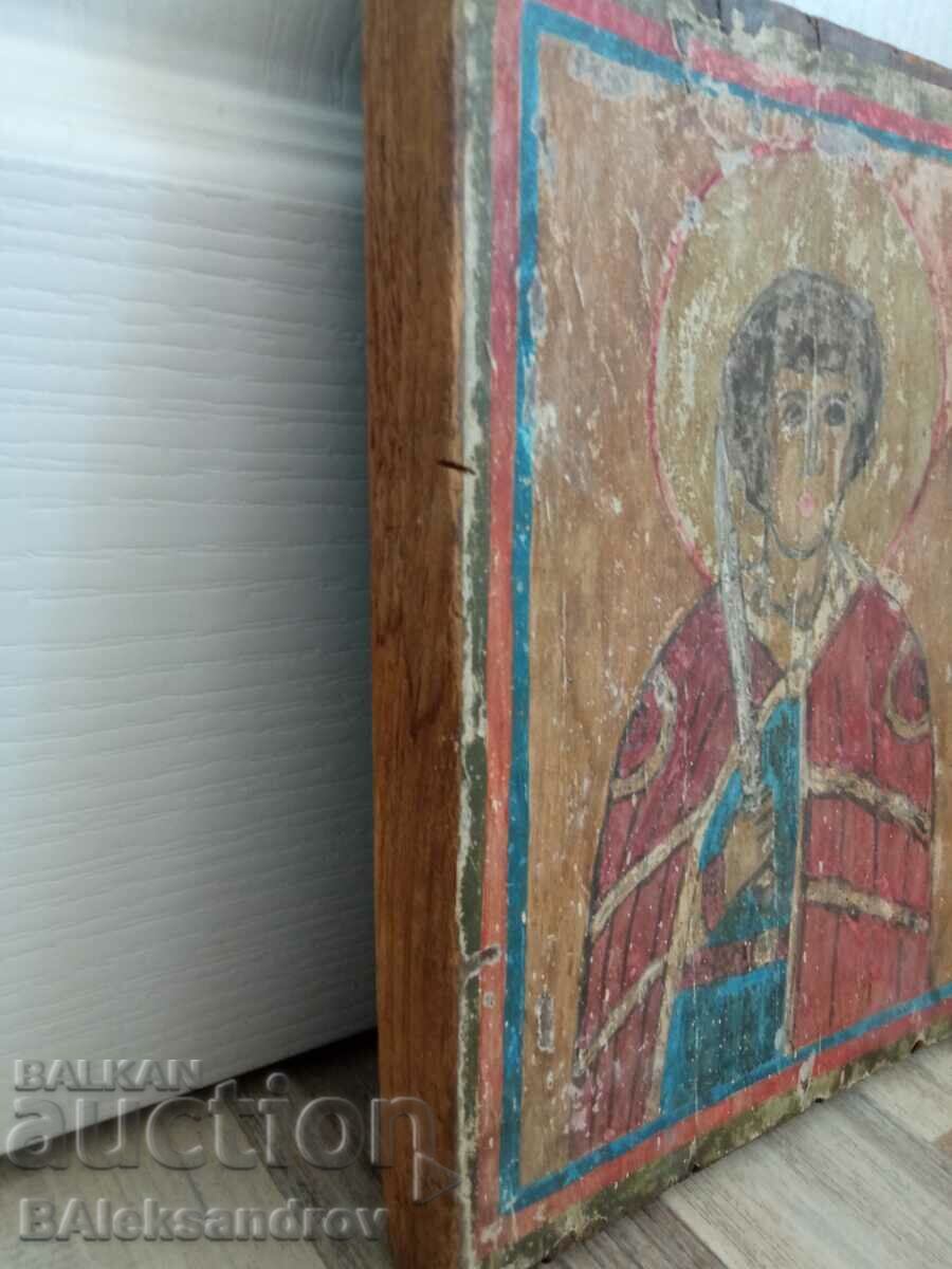 Delivery of Old painted home icon