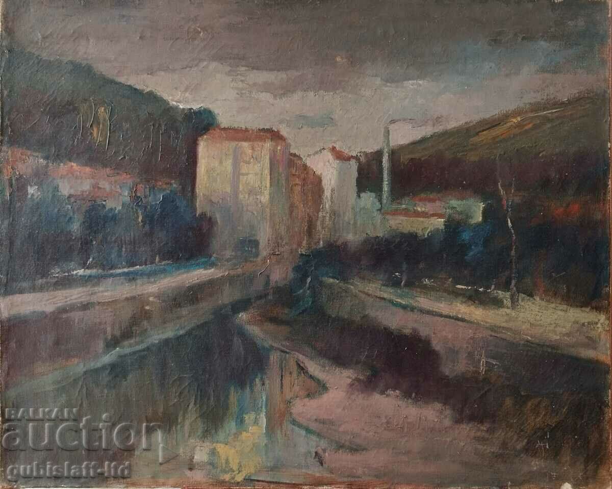 Painting, landscape, art. Dimitar Todorov-Zharava (1901-1988)