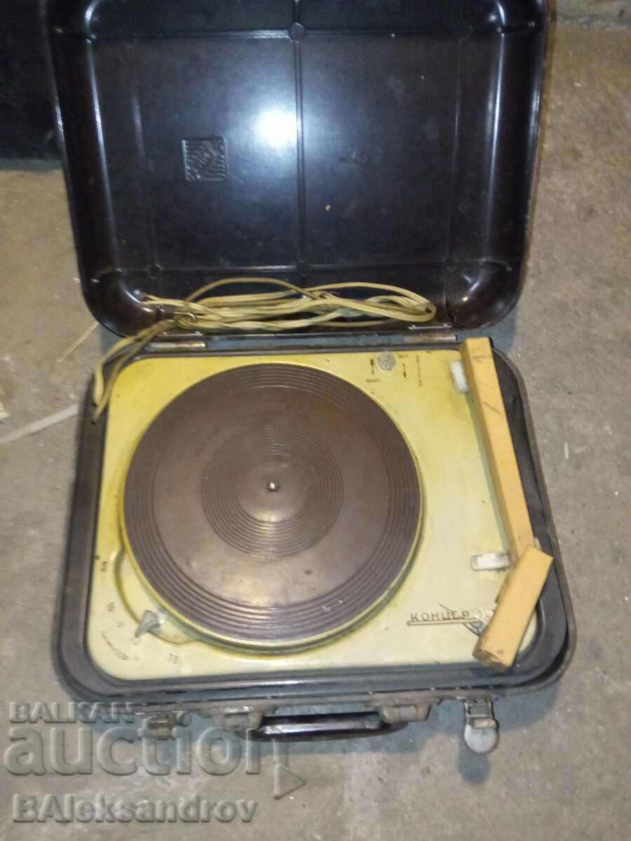 Auction  Old Soviet gramophone in a bakelite case