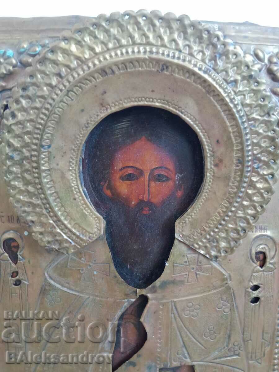 Old large icon, rare with price 485.00 BGN | € 247.98 Old large icon, rare with price 485.00 BGN | € 247.98