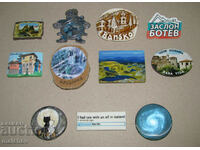 Lot of 11 magnets - 8 Bulgarian + 3 non-memorial, excellent