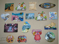 Lot of 16 magnets Greece Turkey Asia Far East, excellent