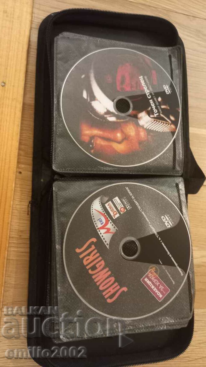 Delivery of Movies on DVD in a folder 24 pcs.