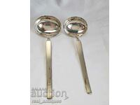 Set of silver plated ladles