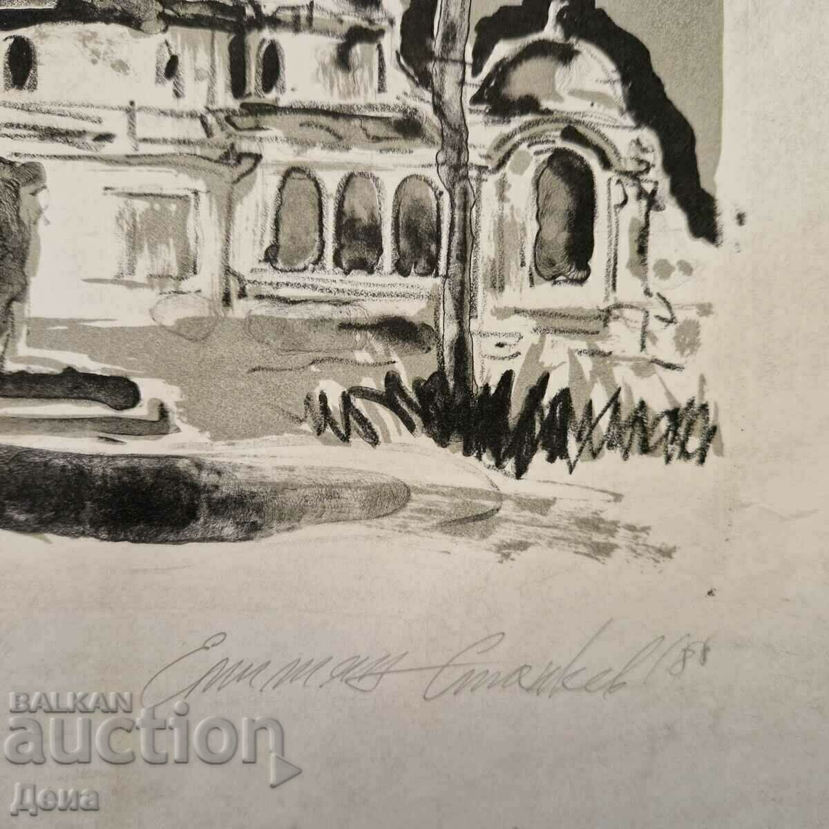 Delivery of Emilian Stankev graphics 1988. Delivery of Emilian Stankev graphics 1988.