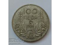 100 leva silver Bulgaria 1934 - silver coin #120
