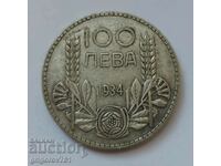 Ασήμι 100 λέβα Βουλγαρία 1934 - ασημένιο νόμισμα #88