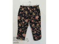 Colored women's trousers, 61% cotton